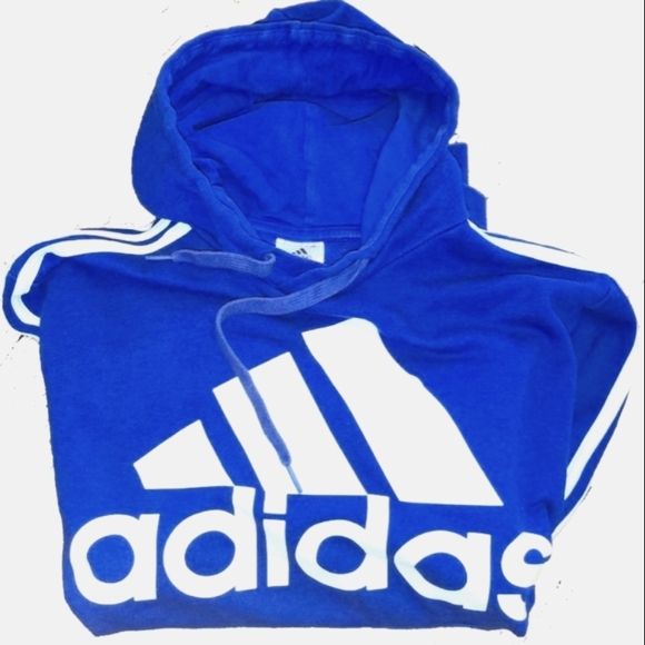 adidas Other - Adidas Men's Royal Blue Hoodie Sweatshirt, Size L